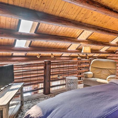 Classic Colorado Log Home With Mountain Views! Florissant Екстер'єр фото