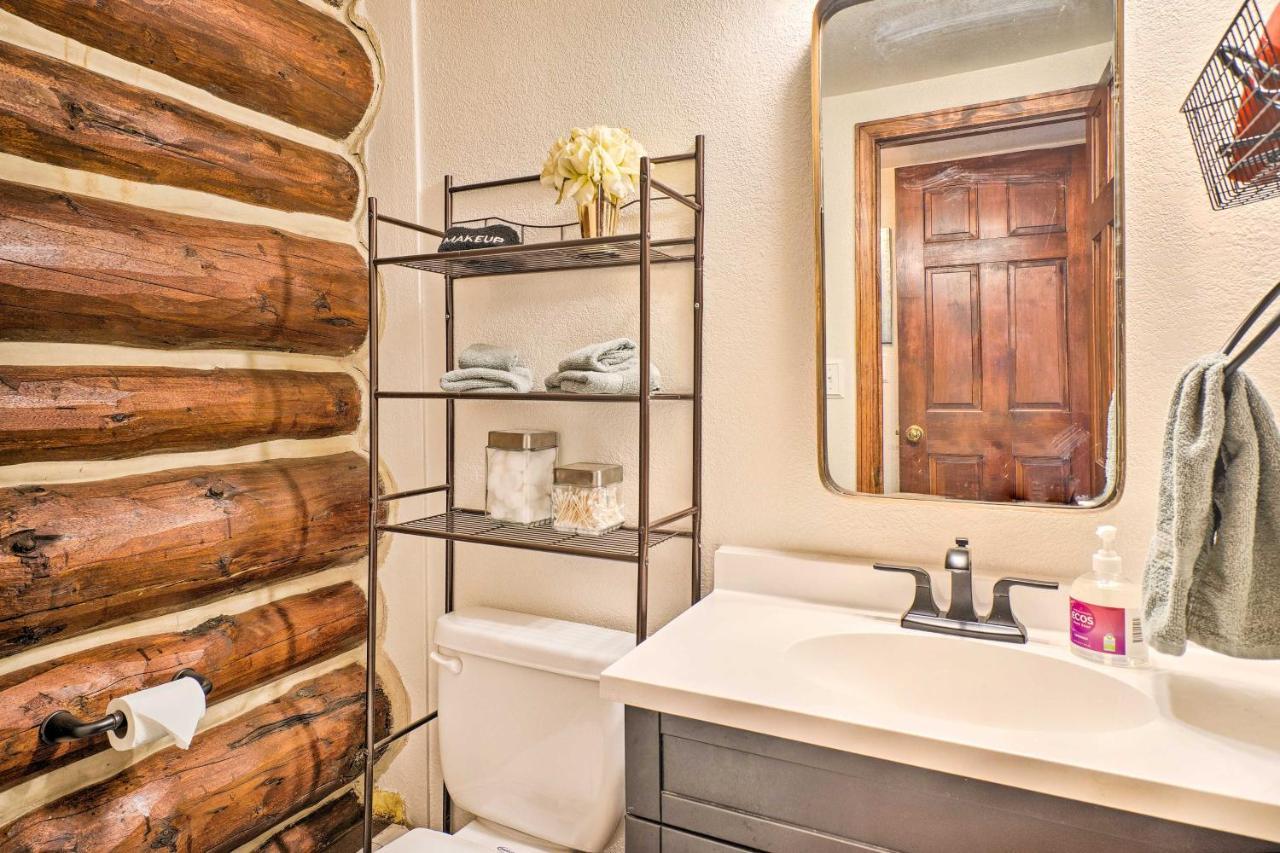 Classic Colorado Log Home With Mountain Views! Florissant Екстер'єр фото