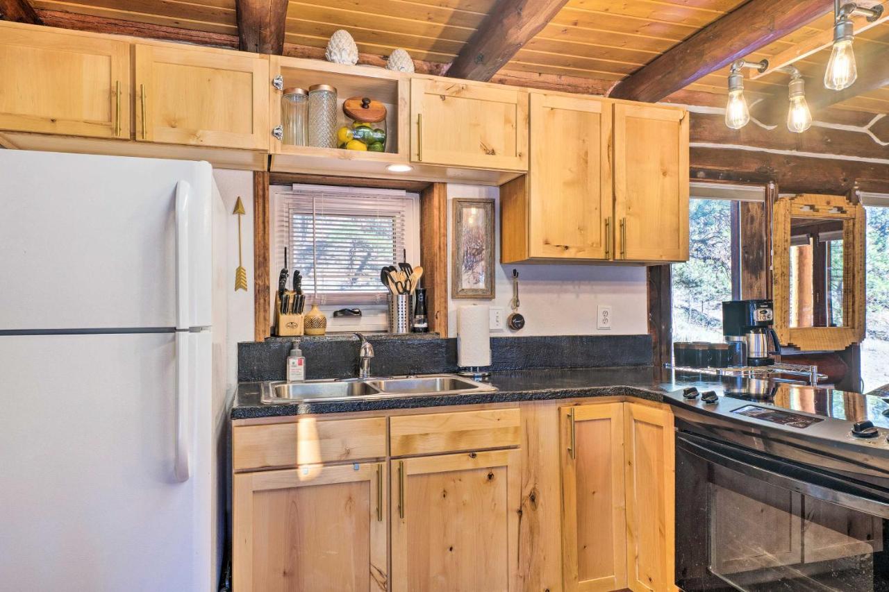 Classic Colorado Log Home With Mountain Views! Florissant Екстер'єр фото
